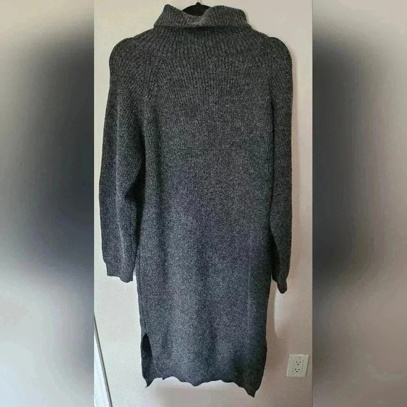 Kate Hewko One Size Turtleneck Knit Sweater Dress - Picture 2 of 10